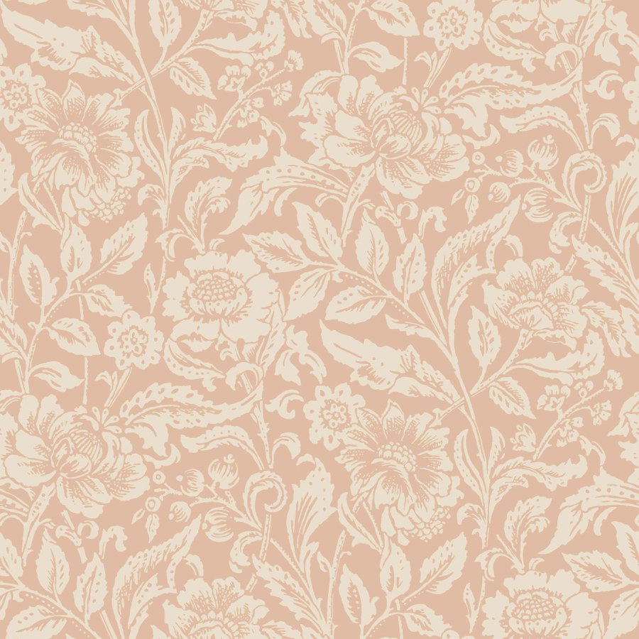 Bež vliesová květinová tapeta na zeď, 139427, Vintage Flowers, Esta Home Bež vliesová květinová tapeta na zeď, 139427, Vintage Flowers, Esta Home