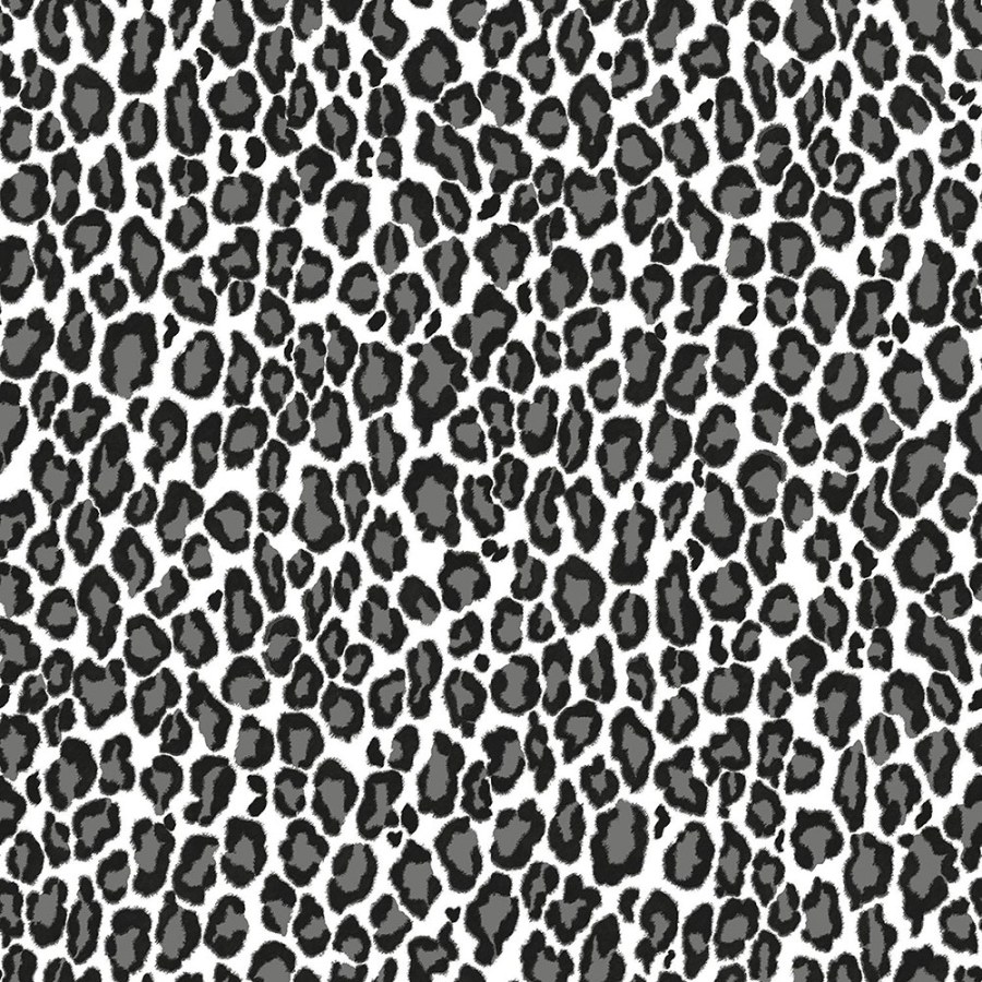Flisová černoBijela tapeta - imitace leopardí kůže 136810, Paradise, Esta Home Flisová černoBijela tapeta - imitace leopardí kůže 136810, Paradise, Esta Home