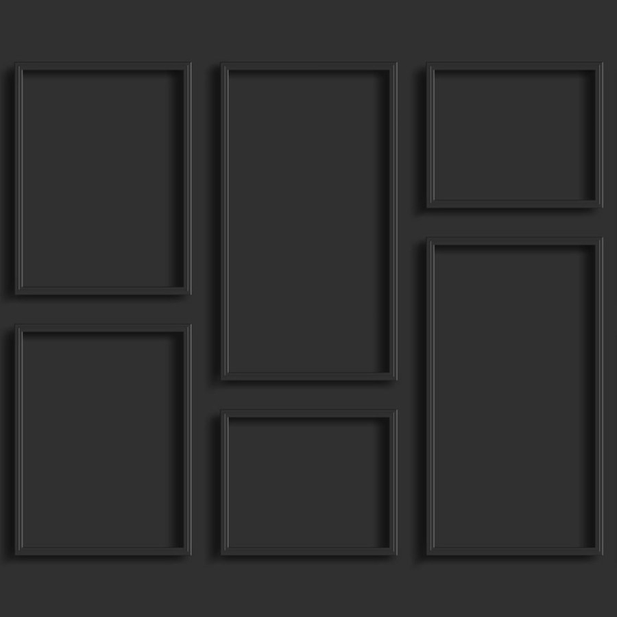 Flisová fototapeta na zeď 3d černý stěnový obklad 158940, 300x300cm, Black & White, Esta Flisová fototapeta na zeď 3d černý stěnový obklad 158940, 300x300cm, Black & White, Esta