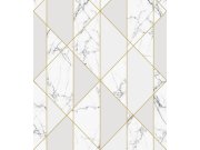 Flisová geometrická obrazová tapeta Mramor 158965, 2,5 x 2,79 m, Art Deco, Esta
