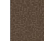 Geometrická vliesová tapeta na zeď, kávově hnědá, A85205, Structured Walls, Grandeco Tapety Yara - Grandeco