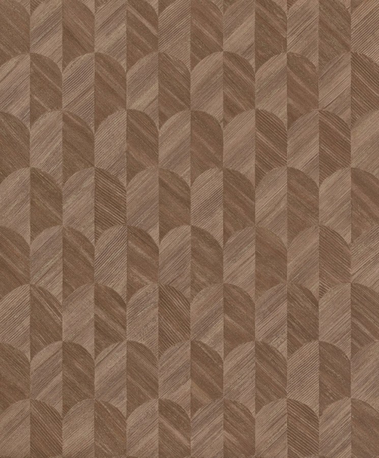 Vliesová tapeta na zeď, tmavě hnědá, grafická, SF3239, Surfaces, Grandeco