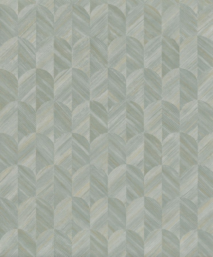 Vliesová tapeta na zeď, tyrkysová, grafická, SF3212, Surfaces, Grandeco - Grandeco