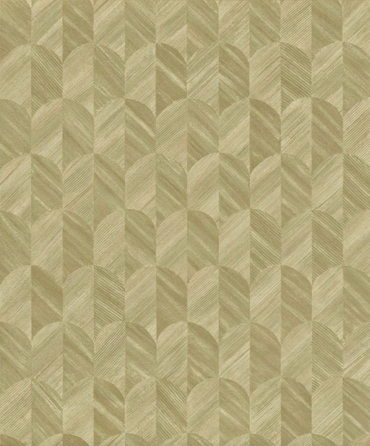 Vliesová tapeta na zeď, mechová zelená, grafická, SF3205, Surfaces, Grandeco - Grandeco