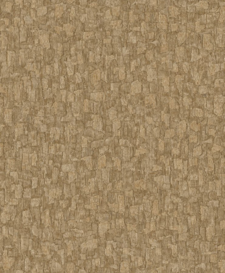 Vliesová tapeta na zeď, světle hnědá, imitace kůry stromů, SF1027, Surfaces, Grandeco - Grandeco