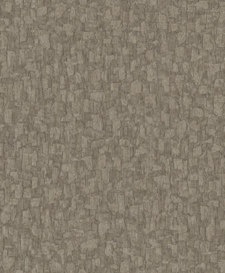 Vliesová tapeta na zeď, hnědo-šedá, imitace kůry stromů, SF1014, Surfaces, Grandeco - Grandeco