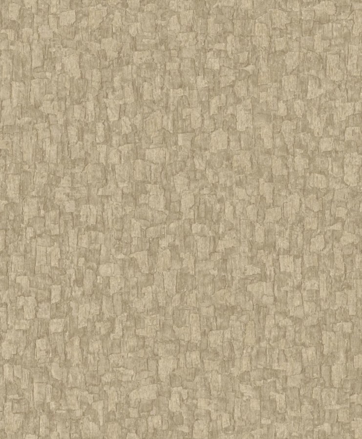 Vliesová tapeta na zeď, hnědo-béžová, imitace kůry stromů, SF1006, Surfaces, Grandeco - Grandeco