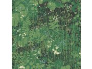 Tapety Yara Borastapeter - Zelená vliesová tapeta na zeď, květiny, kapradiny, 1385, Scandinavian Designers, Borastapeter Zelená vliesová tapeta na zeď, květiny, kapradiny, 1385, Scandinavian Designers, Borastapeter