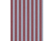 Vliesová tapeta na zeď, červená, modrá, imitace pruhované látky, 363154, Tiny Treasures, Eijffinger
