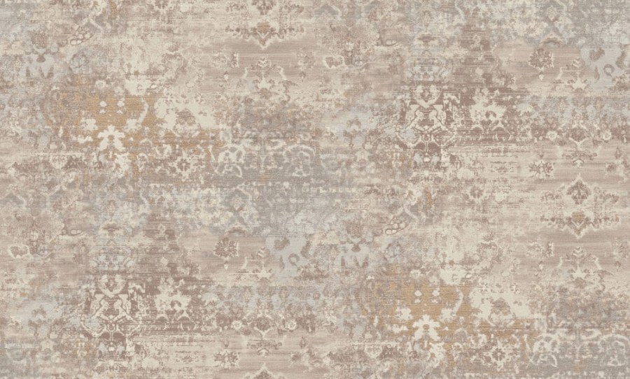 Vliesová tapeta na zeď, šedo-hnědá, vintage ornamenty, CO3102, Concept, Grandeco - Grandeco
