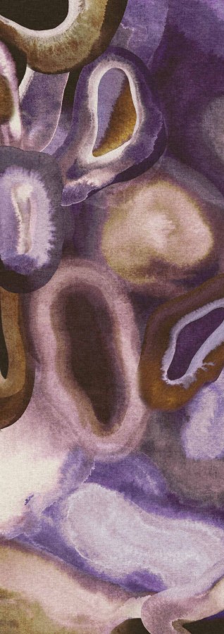 Abstraktní obrazová tapeta, fialová, žlutá, Akvarel, DGERO3031-300, Erosion, Masureel Abstraktní obrazová tapeta, fialová, žlutá, Akvarel, DGERO3031-300, Erosion, Masureel