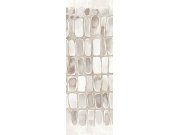 Abstraktní obrazová tapeta, šedá, bílá, Geometrické tvary, DGERO2022-260, Erosion, Masureel Tapety Yara - Masureel