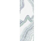 Abstraktní vliesová obrazová tapeta na zeď, zelená, modrá, Pruhy, DGERO1043-300, Erosion, Masureel
