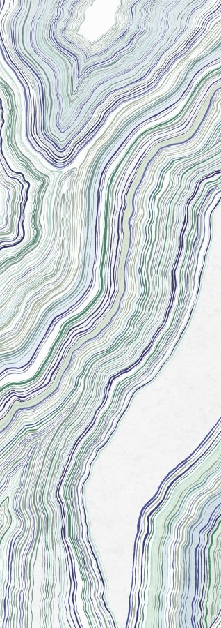 Abstraktní vliesová obrazová tapeta na zeď, zelená, modrá, Pruhy, DGERO1041-260, Erosion, Masureel Abstraktní vliesová obrazová tapeta na zeď, zelená, modrá, Pruhy, DGERO1041-260, Erosion, Masureel