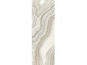 Abstraktní vliesová obrazová tapeta na zeď, šedá, hnědá, Pruhy, DGERO1021-260, Erosion, Masureel