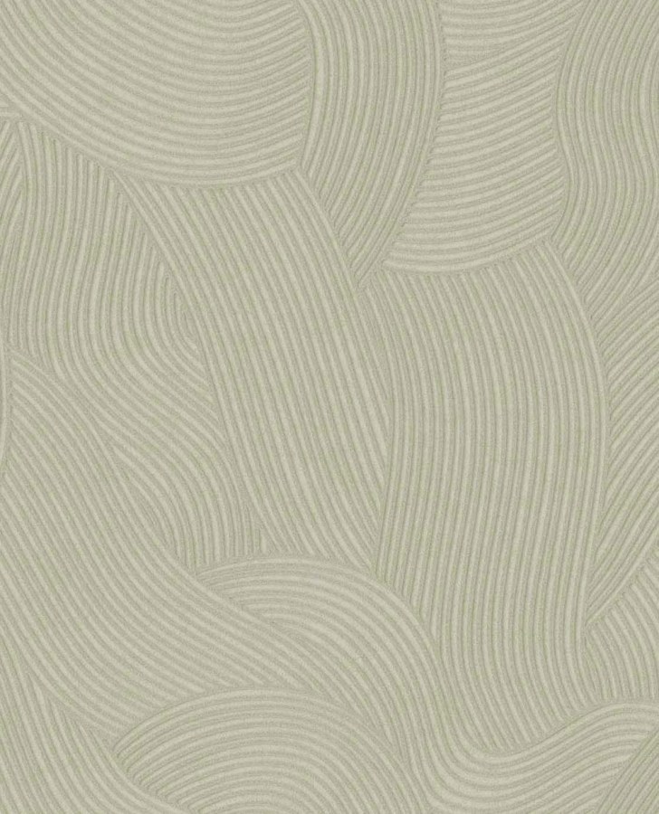 Vliesová tapeta na zeď, zelená, vlnky, 363270, Calm Crafted, Eijffinger Vliesová tapeta na zeď, zelená, vlnky, 363270, Calm Crafted, Eijffinger