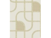 Tapety Yara Eijffinger - Geometrická vliesová tapeta na zeď, krémová, pruhy, 363260, Calm Crafted, Eijffinger Geometrická vliesová tapeta na zeď, krémová, pruhy, 363260, Calm Crafted, Eijffinger