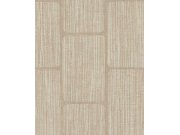 Tapety Yara Eijffinger - Geometrická vliesová tapeta na zeď, hnědo-béžová, 363255, Calm Crafted, Eijffinger Geometrická vliesová tapeta na zeď, hnědo-béžová, 363255, Calm Crafted, Eijffinger