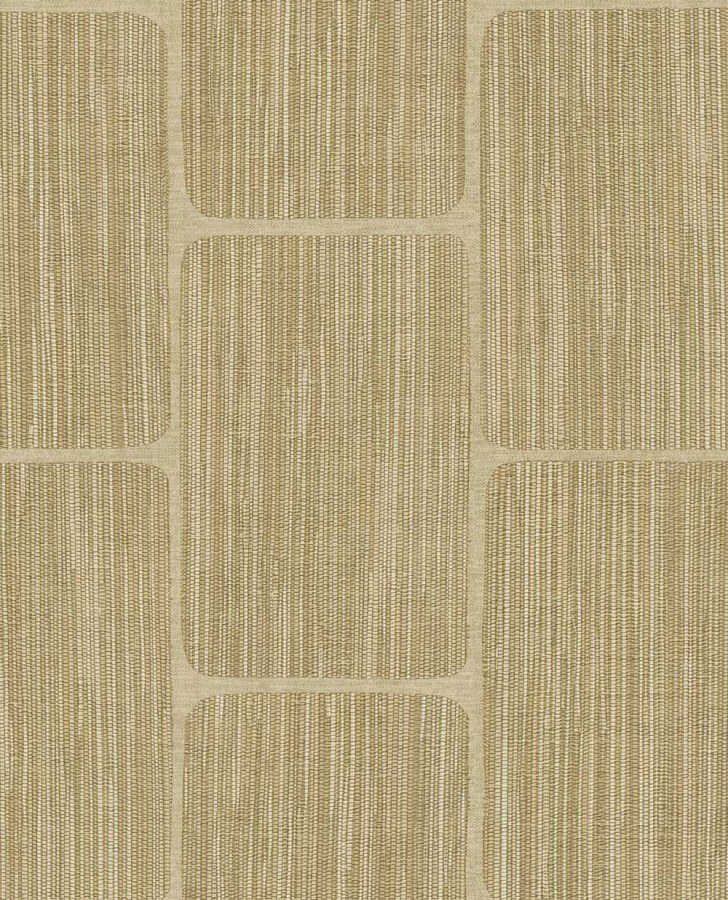 Tapety Yara - Eijffinger - Geometrická vliesová tapeta na zeď, písková žlutá, 363251, Calm Crafted, Eijffinger Geometrická vliesová tapeta na zeď, písková žlutá, 363251, Calm Crafted, Eijffinger - Eijffinger