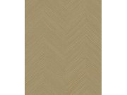 Tapety Yara Eijffinger - Geometrická vliesová tapeta na zeď, hnědo-žlutá, imitace rohože, 363237, Calm Crafted, Eijffinger Geometrická vliesová tapeta na zeď, hnědo-žlutá, imitace rohože, 363237, Calm Crafted, Eijffinger