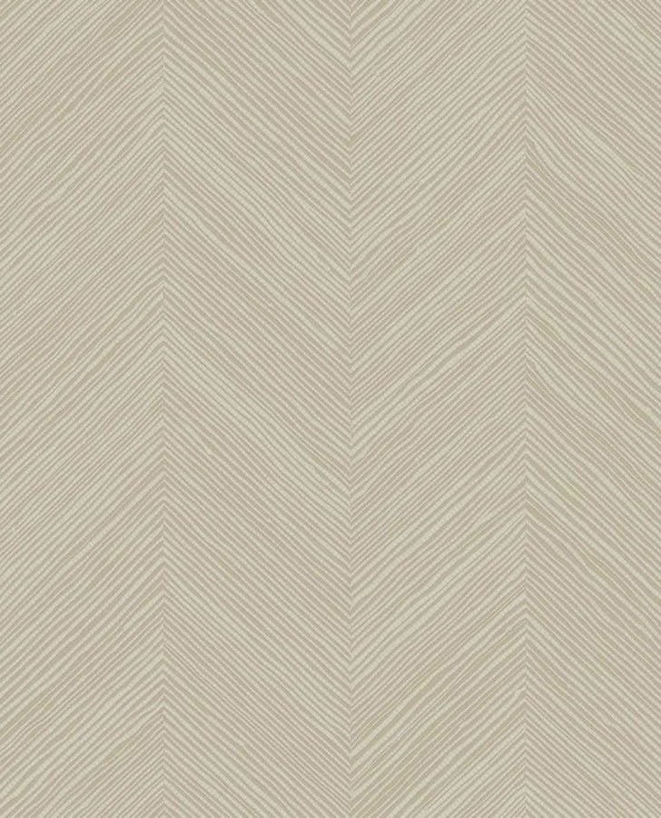 Geometrická vliesová tapeta na zeď, šedo-béžová, imitace rohože, 363232, Calm Crafted, Eijffinger - Eijffinger
