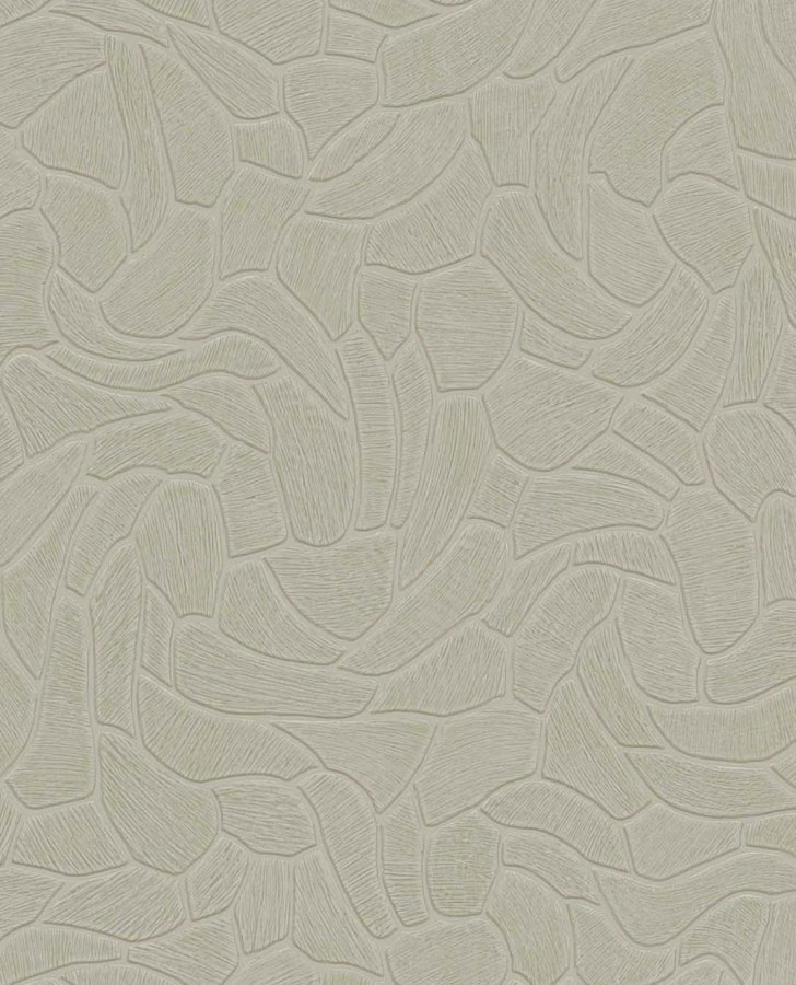 Tapety Yara - Eijffinger - Geometrická vliesová tapeta na zeď, béžovo-zelená, kámen, 363218, Calm Crafted, Eijffinger Geometrická vliesová tapeta na zeď, béžovo-zelená, kámen, 363218, Calm Crafted, Eijffinger - Eijffinger