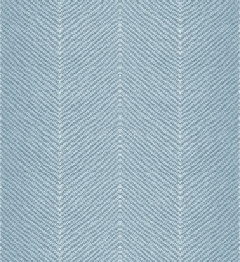 Modrá vliesová tapeta na zeď, cik cak vzor, M1803-1, Mika, ICH Wallcoverings - ICH Wallcoverings