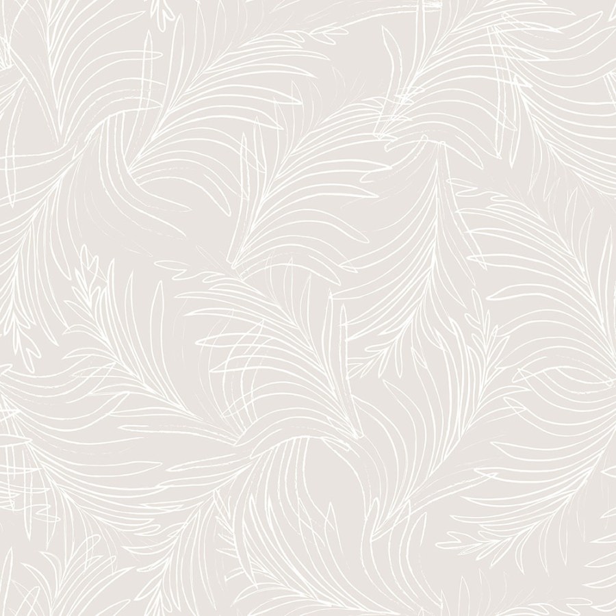 Béžová vliesová tapeta na zeď, palmové listy 6507-2, Batabasta, Mika, ICH Wallcoverings - ICH Wallcoverings