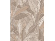 Vliesová tapeta na zeď, červeno-hnědá, hnědá, listy, RE521053, Renaissance, Design Id Tapety Yara - Design ID