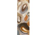 Abstraktní obrazová tapeta, oranžová, hnědá, Akvarel, DGERO3013-300, Erosion, Masureel Tapety Yara - Masureel