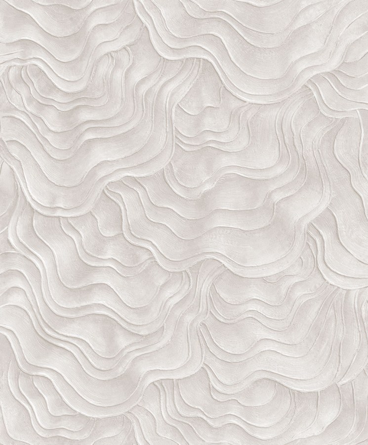 Vliesová tapeta na zeď, šedo-béžová (taupe), vlnky, 47921, Tide, Marburg