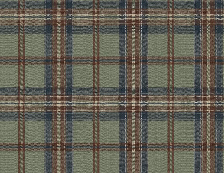 Tapeta Berwick, šedo-zelená, CA10701, Carl Robinson Edition 24 The Highlands - Carl Robinson