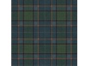 Tapeta Stirling, modrá, zelená, CA10422, Carl Robinson Edition 24 The Highlands Tapety Yara - Carl Robinson