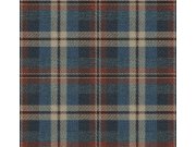 Tapeta Dundee, červená, béžová, CA10101, Carl Robinson Edition 24 The Highlands Tapety Yara - Carl Robinson