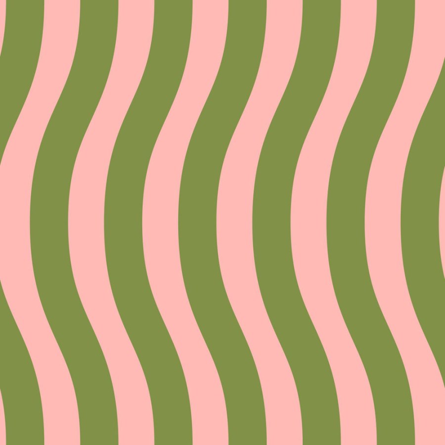 Tapeta s vlnitými pruhy, zeleno-růžová, 131610, Color Pop, Esta Home Tapeta s vlnitými pruhy, zeleno-růžová, 131610, Color Pop, Esta Home