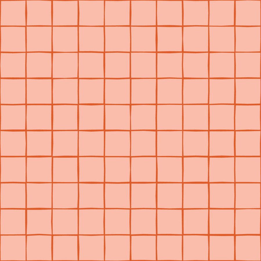 Tapeta s mřížkou, růžová, červená, 131596, Color Pop, Esta Home - Esta Home