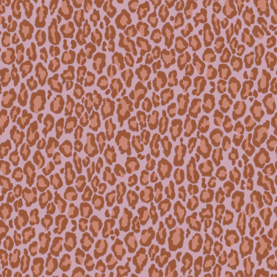 Tapeta imitující leopardí kůži, červeno-hnědá, růžová, 131402, Color Pop, Esta Home - Esta Home
