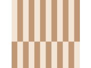 Tapety Yara Esta Home - Tapeta s pruhy, hnědá, béžová, 131214, Color Pop, Esta Home Tapeta s pruhy, hnědá, béžová, 131214, Color Pop, Esta Home