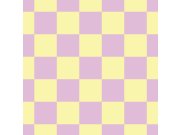 Tapety Yara Esta Home - Tapeta se šachovnicovým vzorem, žlutá, růžová, 131134, Color Pop, Esta Home Tapeta se šachovnicovým vzorem, žlutá, růžová, 131134, Color Pop, Esta Home