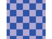 Tapety Yara Esta Home - Tapeta se šachovnicovým vzorem, modrá, fialová, 130917, Color Pop, Esta Home Tapeta se šachovnicovým vzorem, modrá, fialová, 130917, Color Pop, Esta Home