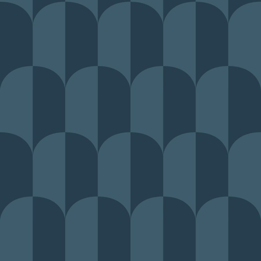 Tapeta s ArtDeco vzorem, modrá, 139990, Color Pop, Esta Home Tapeta s ArtDeco vzorem, modrá, 139990, Color Pop, Esta Home