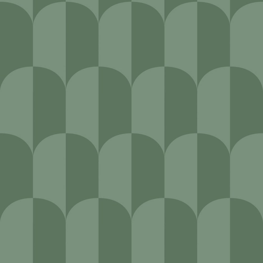 Tapeta s ArtDeco vzorem, zelená, 139989, Color Pop, Esta Home - Esta Home