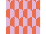 Tapety Yara Esta Home - Tapeta s ArtDeco vzorem, růžová, červená, 139982, Color Pop, Esta Home Tapeta s ArtDeco vzorem, růžová, červená, 139982, Color Pop, Esta Home