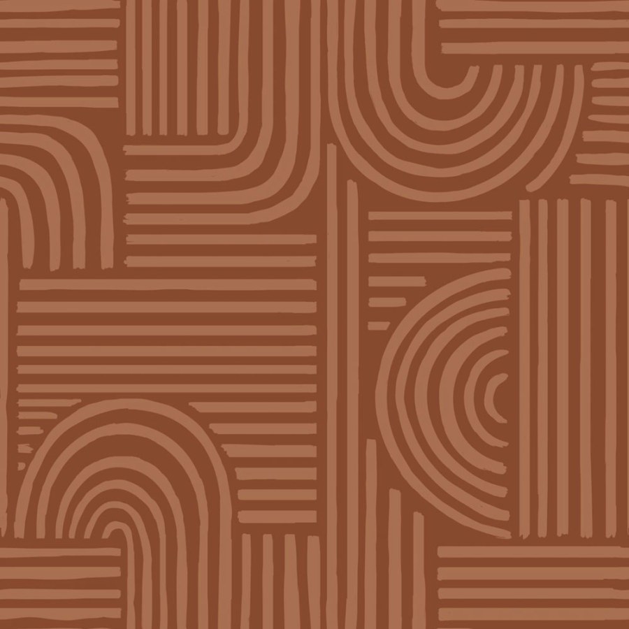 Tapety Yara - Esta Home - Geometrická tapeta, hnědá, 139938, Color Pop, Esta Home Geometrická tapeta, hnědá, 139938, Color Pop, Esta Home - Esta Home