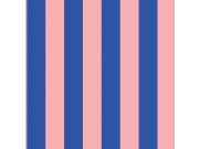 Tapeta s pruhy, modrá, růžová, 139907, Color Pop, Esta Home