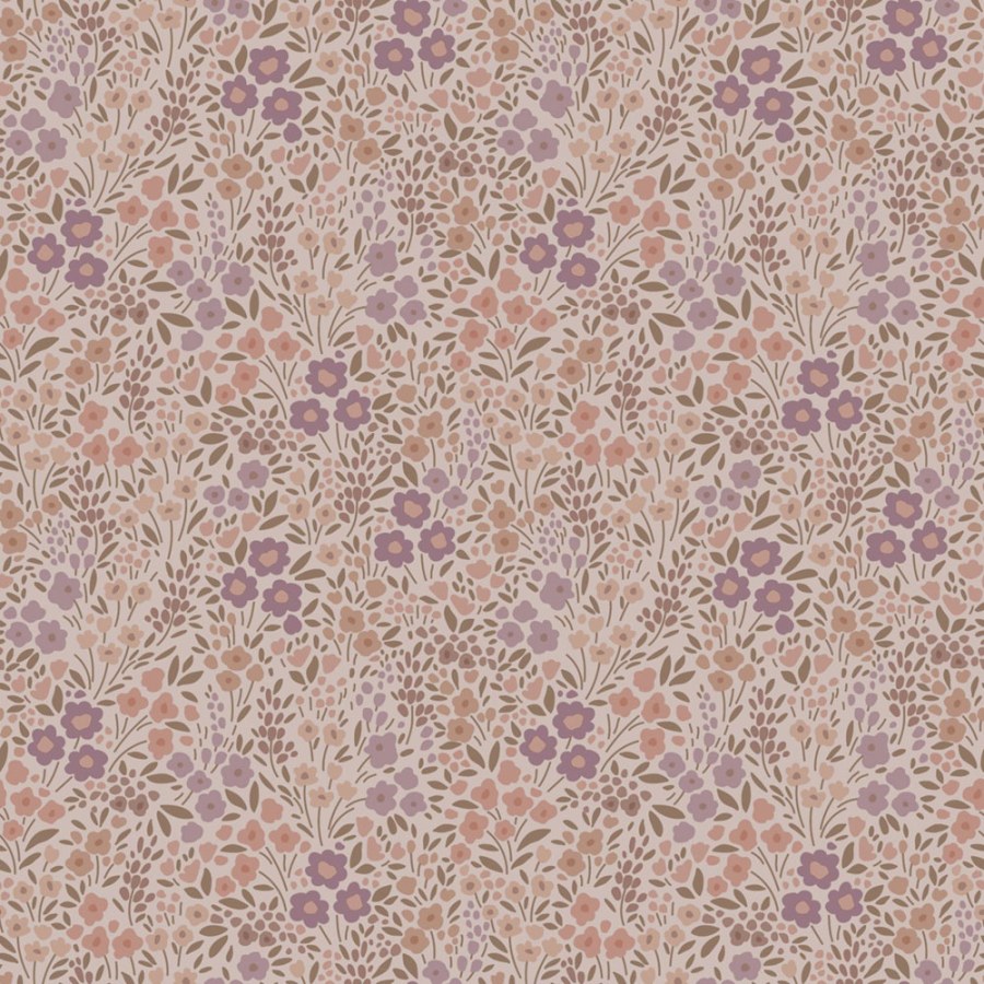 Květinová tapeta, purpurová fialová, 131458, Floral Fever, Esta Home - Esta Home