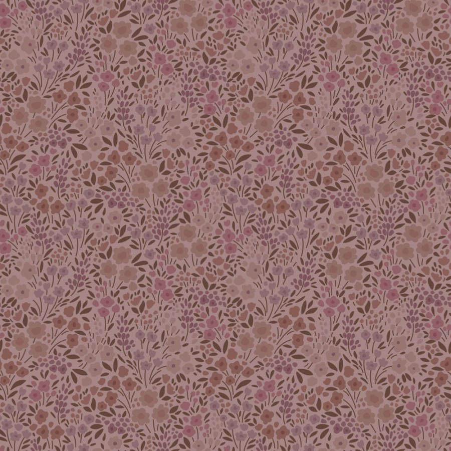 Květinová tapeta, růžová, 131129, Floral Fever, Esta Home - Esta Home