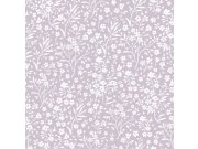 Tapeta s drobnými květinami, fialová, 139883, Floral Fever, Esta Home