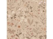 Tapeta s lučními květinami, béžová, 139840, Floral Fever, Esta Home