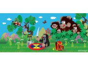 Fototapeta AG Krtek a medvědi FTNH-2734 | 202x90 cm Fototapety pro děti